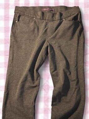 Gray Gloria Vanderbilt Pull-On Pants